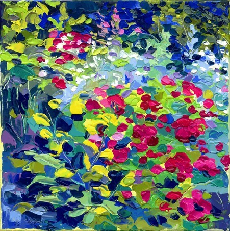 Oil painting vector illustration